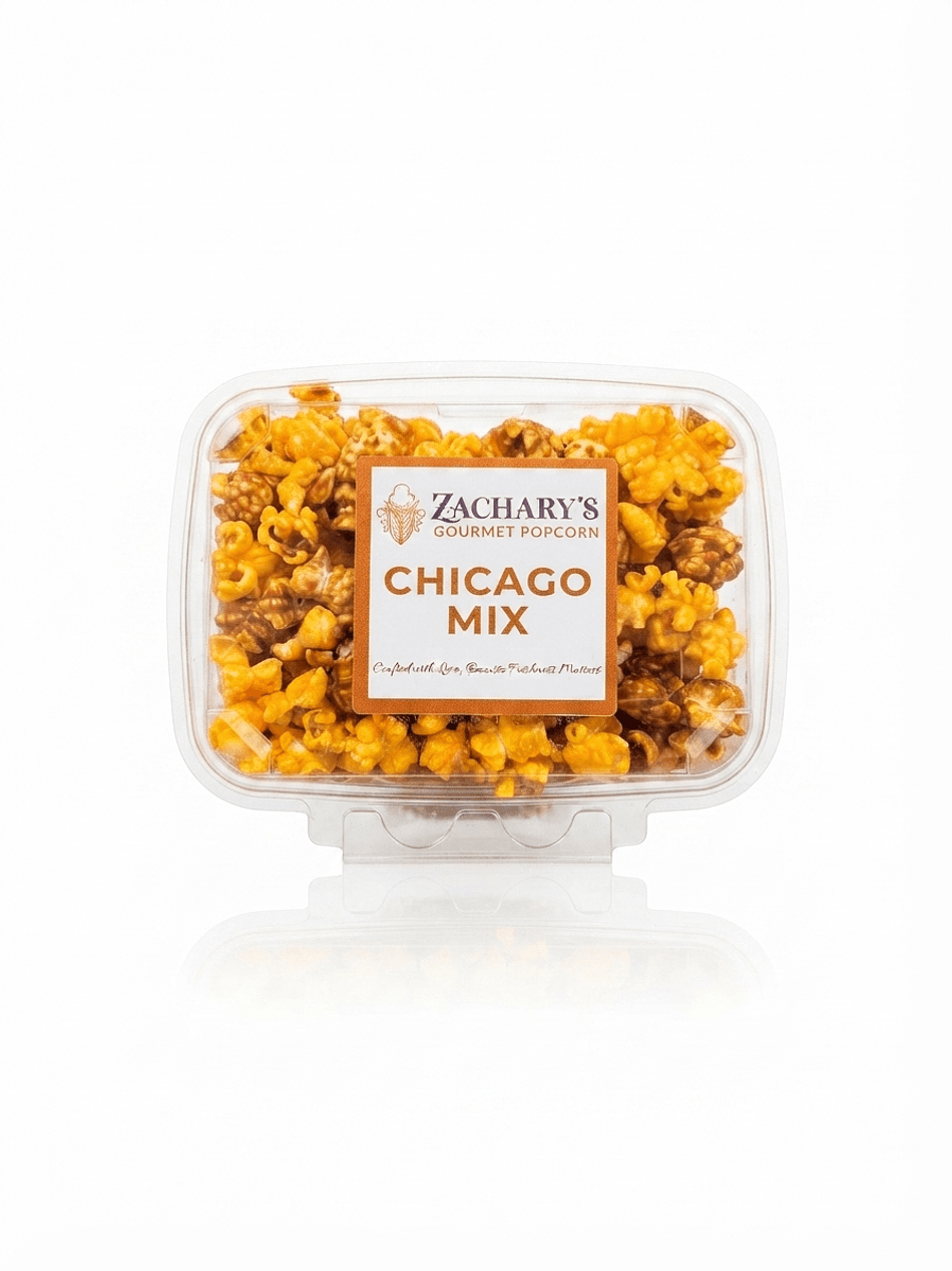Chicago Mix Gourmet Popcorn – Cheddar & Caramel Gift Box 5.4oz / Approx. 6 Cups