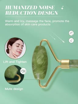 1pc Facial Roller Massager 1pc Gua Sha Board-4