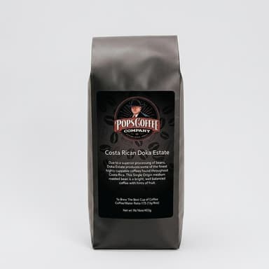 Single Origin Costa Rican Coffee, Doka Estate, Smooth Balanced Cup, 1 lb Bag, Whole Bean or Ground