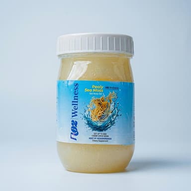 Sea Moss Power Bundle: 5 × 2-oz Pineapple Lemonade Ginger Sea Moss Shots + 16-oz Sea Moss Gel (Choose Flavor) — Refrigerated