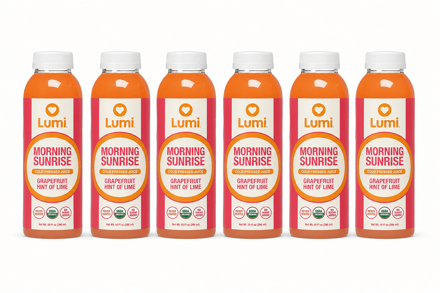 Morning Sunrise: 6-10oz bottles