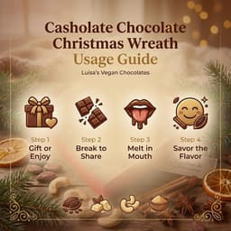 Casholate Chocolate Christmas Wreath-4