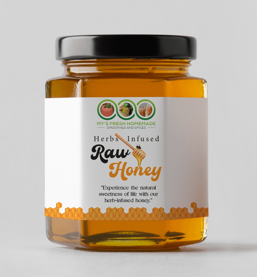 Infused Raw Honey 4 Oz - Image 1