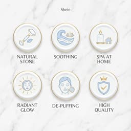 1pc Facial Roller Massager 1pc Headband-8