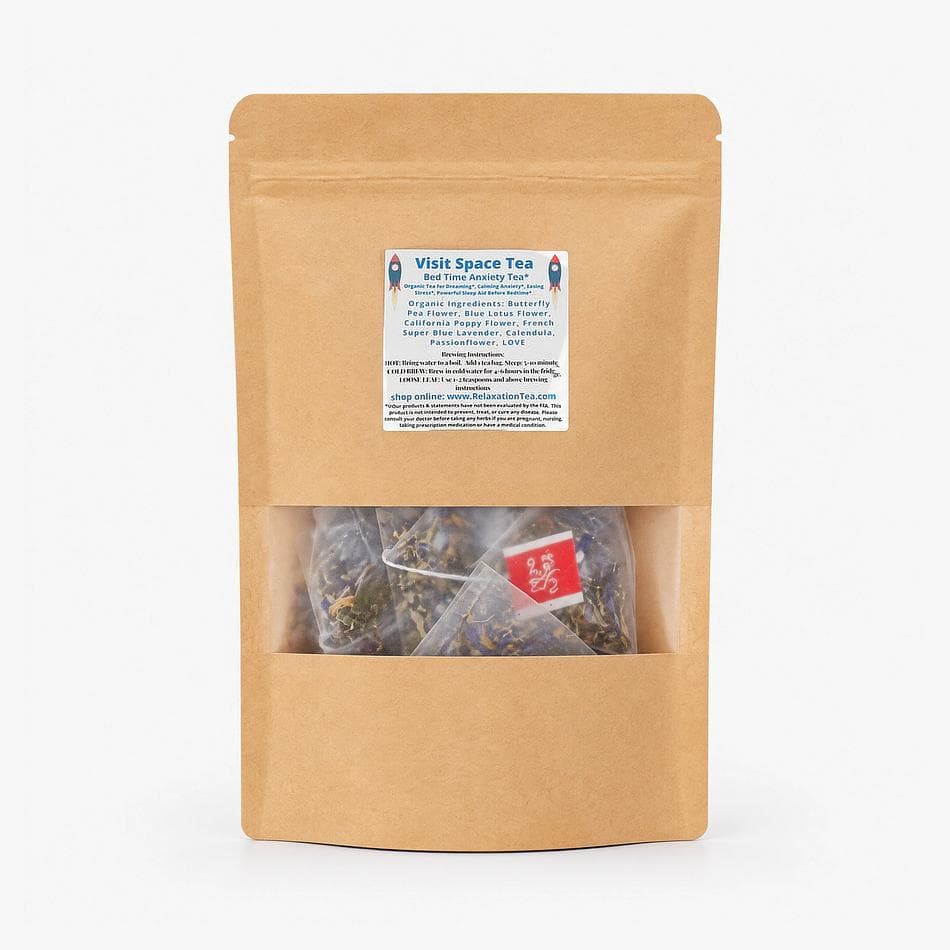 Visit Space Bedtime Anxiety Sleep Tea - 10 Tea Bags ct