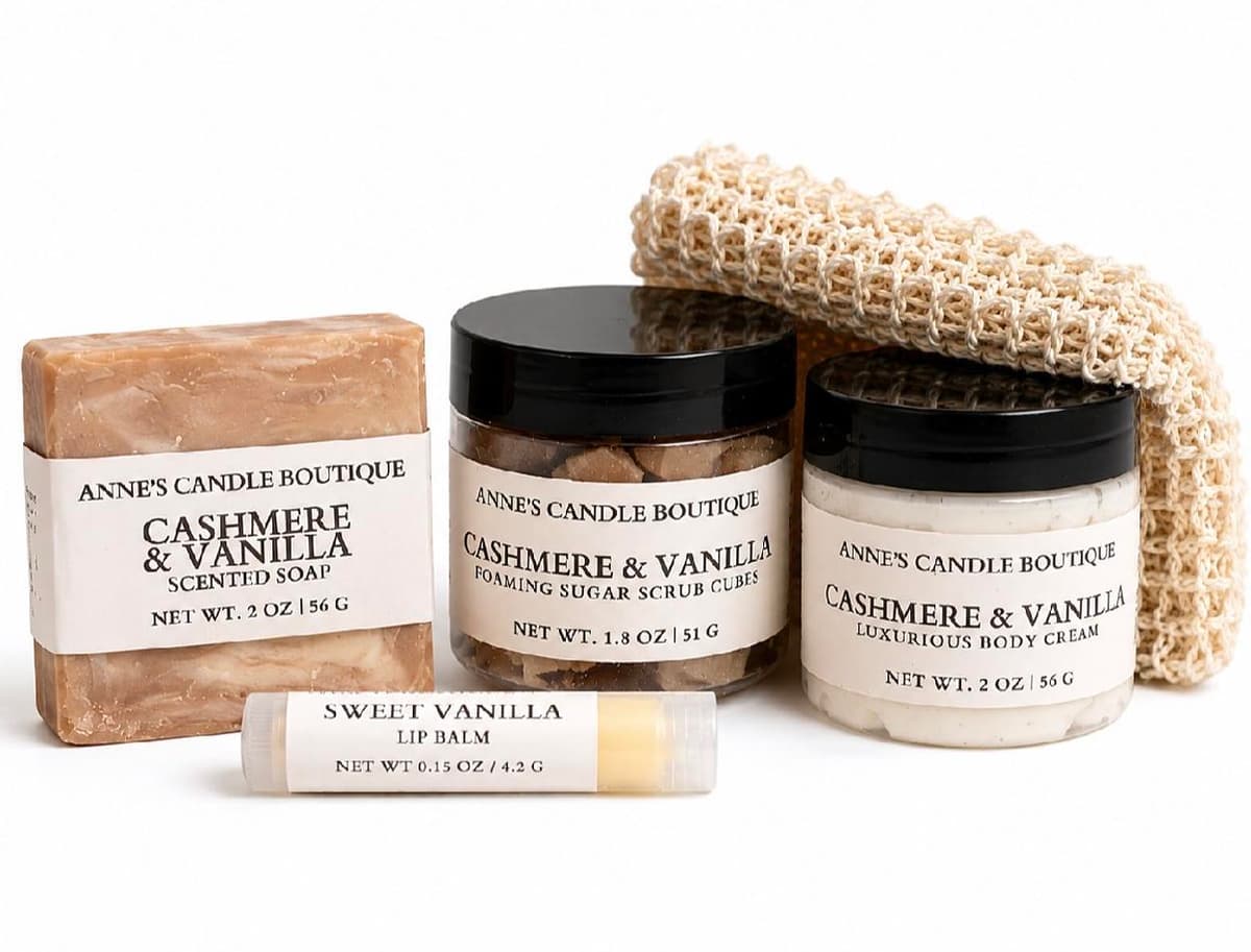 Cashmere & Vanilla 5-Piece Self-Care Gift Set