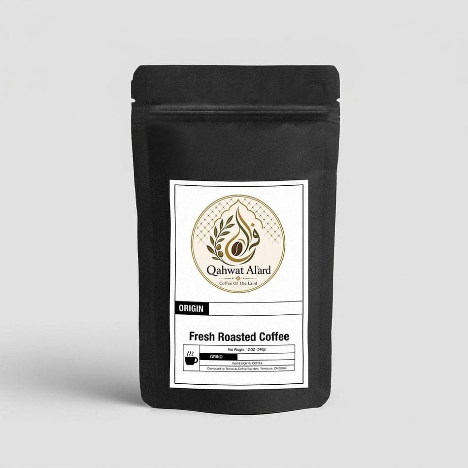 Dark Roast Coffee Beans, African Coffee Blend, Bold Low-Acid Bittersweet Flavor, Whole Bean or Ground, 12 oz Bag