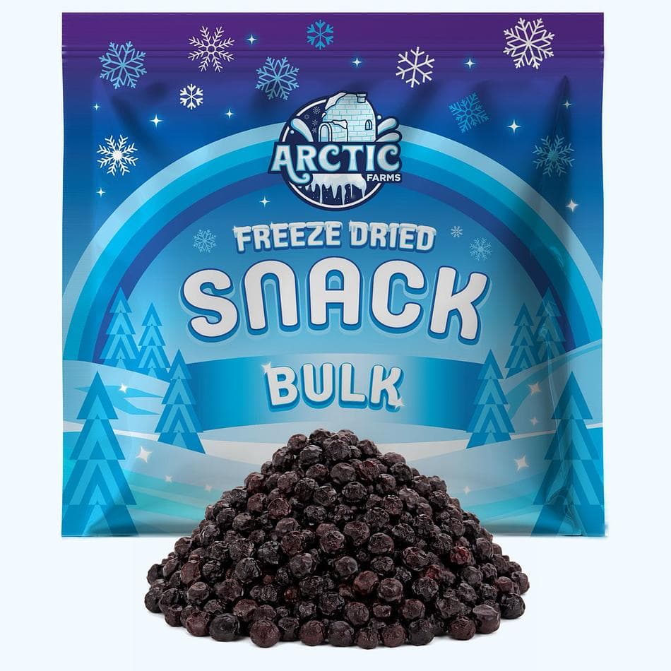 Freeze-Dried Organic Aronia Berries, Deep, Tart, Antioxidant-Rich Superfruit, Bulk Bag (25 oz)