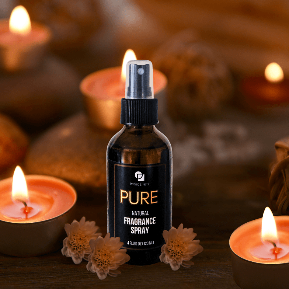 Natural Unisex Fragrance Spray -  PURE  4 oz or 1 oz Spray Bottle