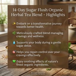 14-Day Sugar Cravings Support Organic Herbal Tea (4 oz / ~30 servings) — Gymnema • Fenugreek • Cinnamon-5