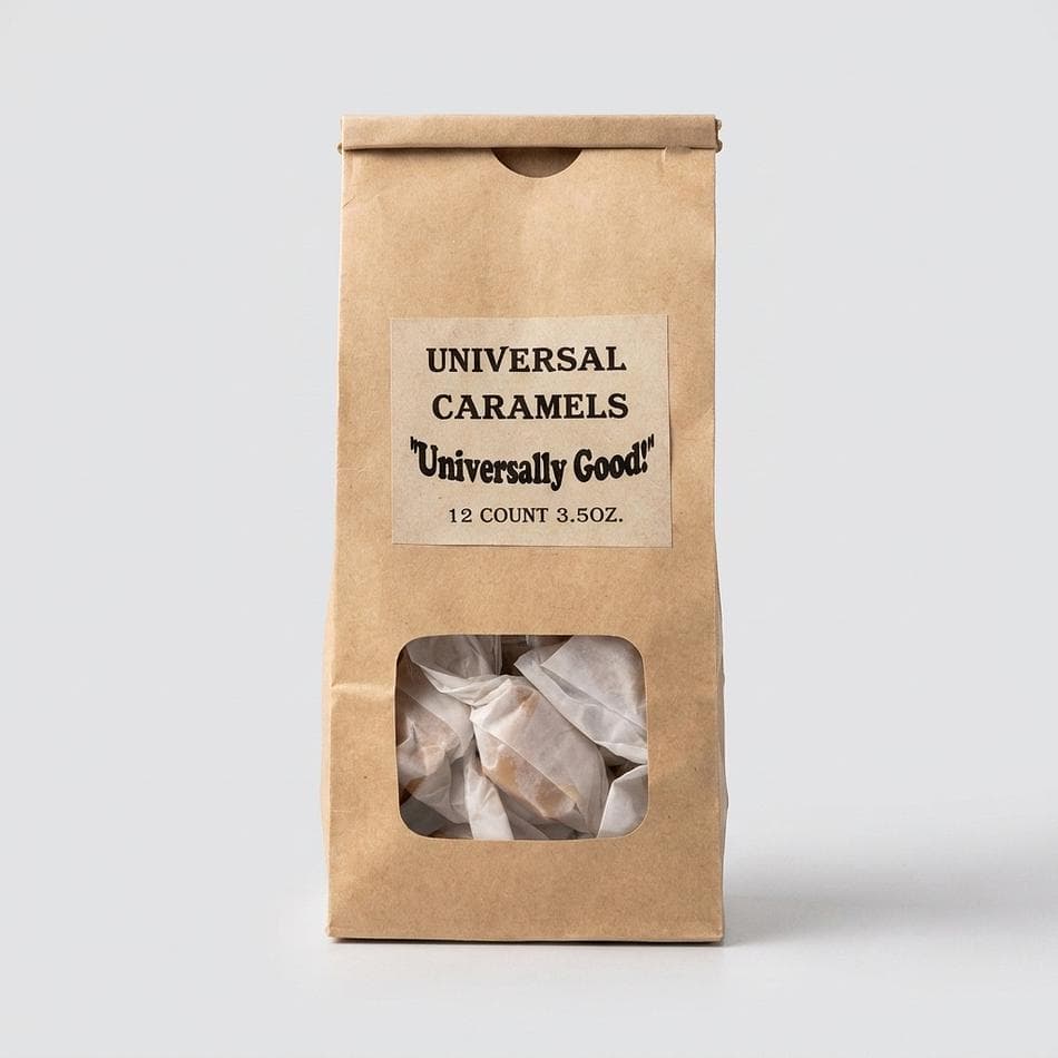 Cookies & Cream Gourmet Caramels, Real Butter & Fresh Cream, Melt-in-Your-Mouth Soft Candy, 50 Individually Wrapped Pieces