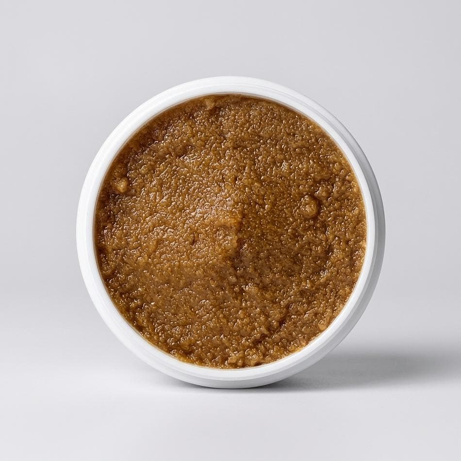 Turmeric & Kojic Acid Exfoliating Sugar Scrub, Brightening Face & Body Polish, Dark Spot Care, Jar