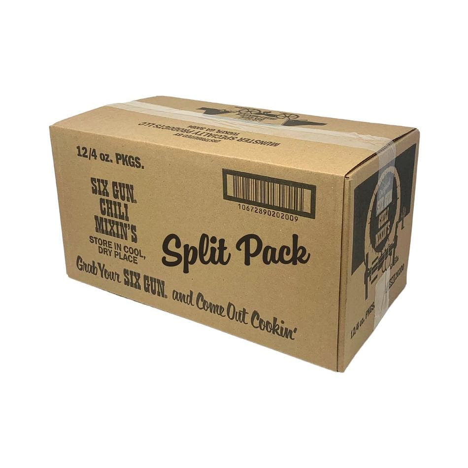 Six Gun Chili Variety Case, 6 Original + 6 Chipotle, 12 x 4 oz