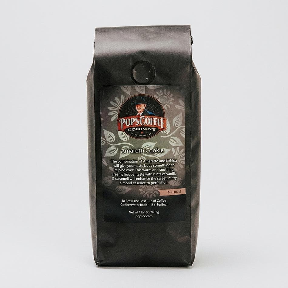 Flavored Coffee, Amaretto & Kahlua-Inspired, Vanilla Caramel Almond Notes, Medium Roast, 1 lb Bag, Whole Bean or Ground