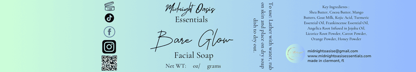 Bare Glow Facial Bar – Luxurious Radiance for the Skin - Image 1