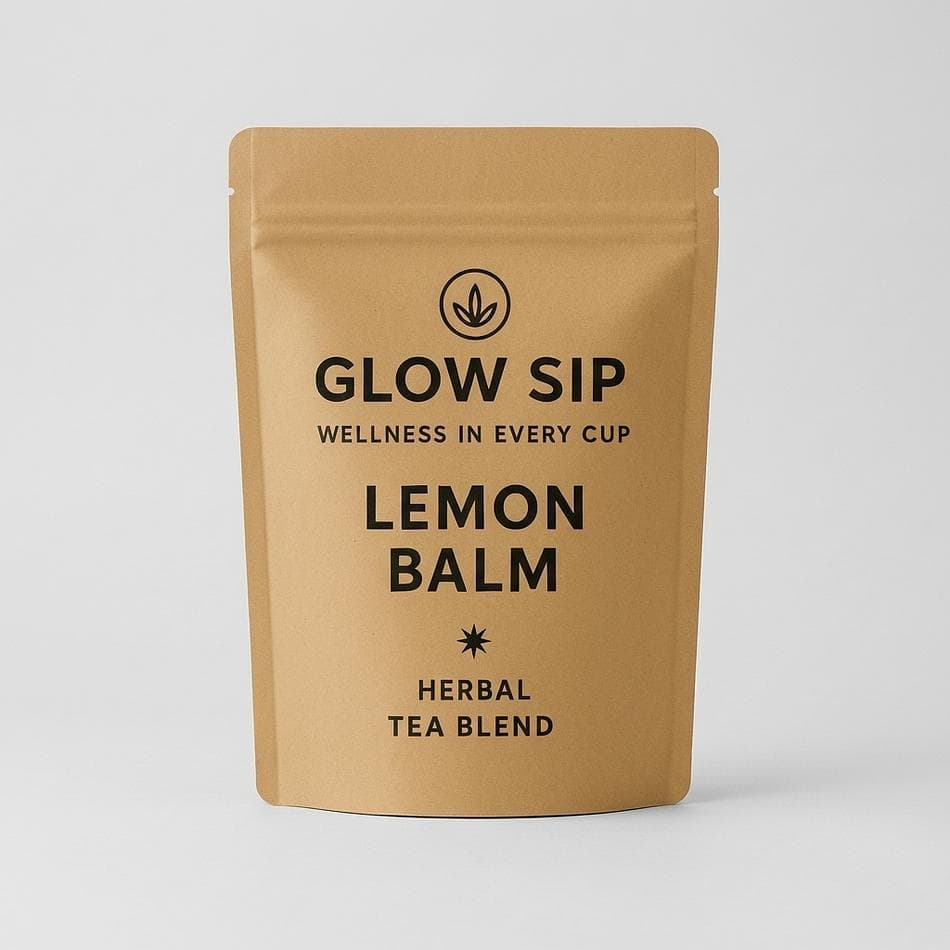 Organic Lemon Balm Herbal Tea (Melissa officinalis), 100% Leaf, Stress & Sleep Support, Caffeine-Free Loose Leaf, 2 oz