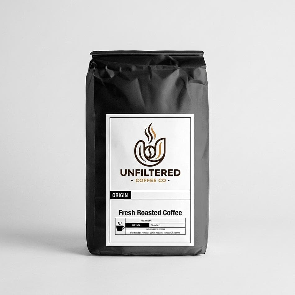 Espresso Coffee Blend, Kenya Tanzania Ethiopia Arabica, Medium-Dark Roast, Bold Crema, 12 oz Bag