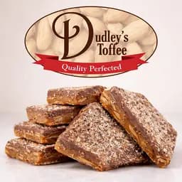 2 Pack Milk and Dark Chocolate English Almond Toffee | Won’t Stick to Teeth | 6 oz