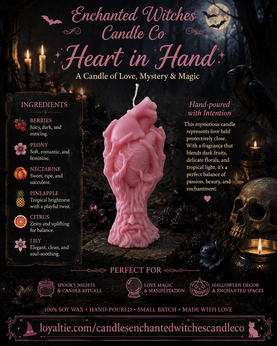Heart in Hand Candle