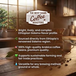 The Best Damn Coffee - Ethiopian Sidamo Blend - 5 Pounds-6