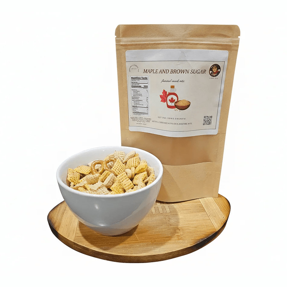 Sweet Snack Mix, Maple & Brown Sugar, Warm Cozy Crunch, Nut-Free Option, 2.5 oz Bag