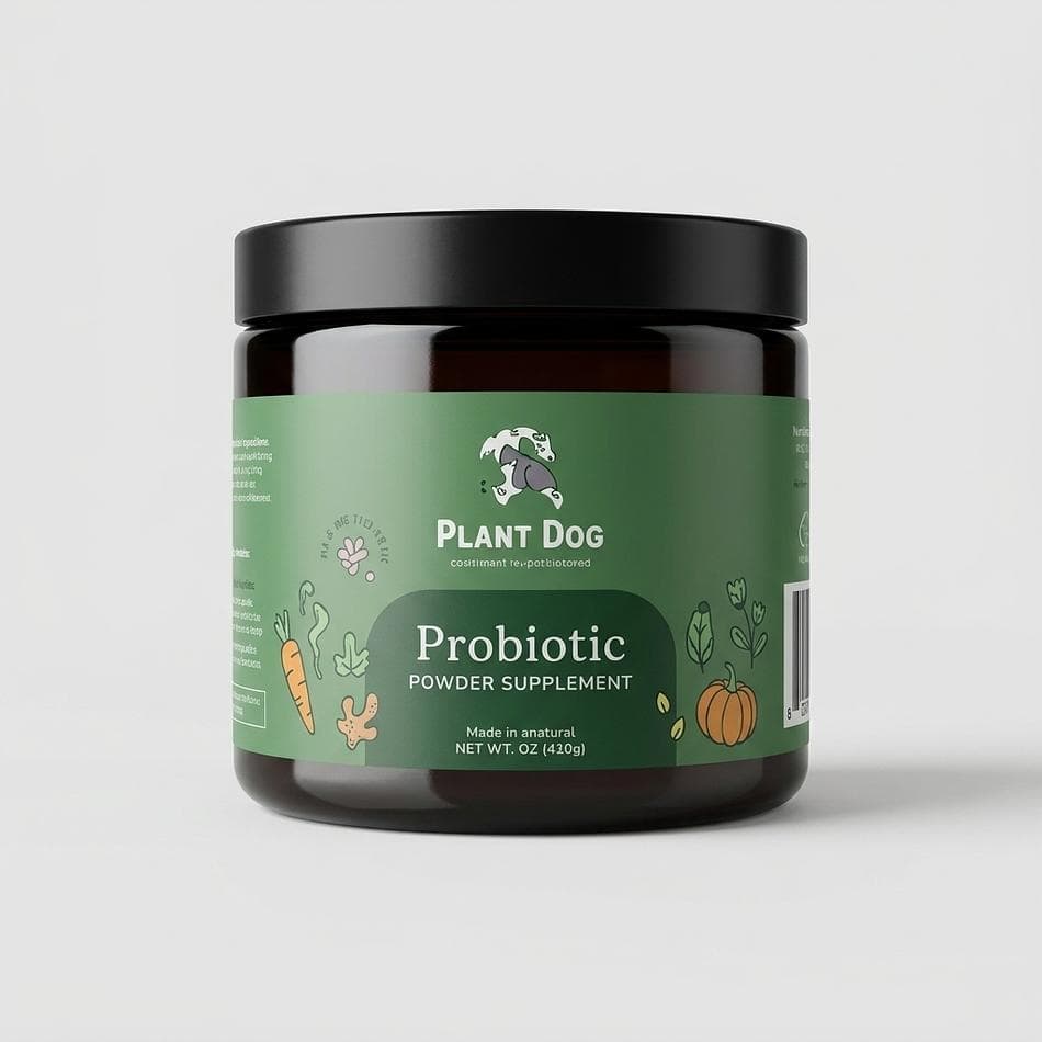 Dog Probiotic Powder Supplement, Kelp & Flaxmeal, Digestive Gut Health Support, Multi-Strain (Lactobacillus + Bifido), 50-60 Servings