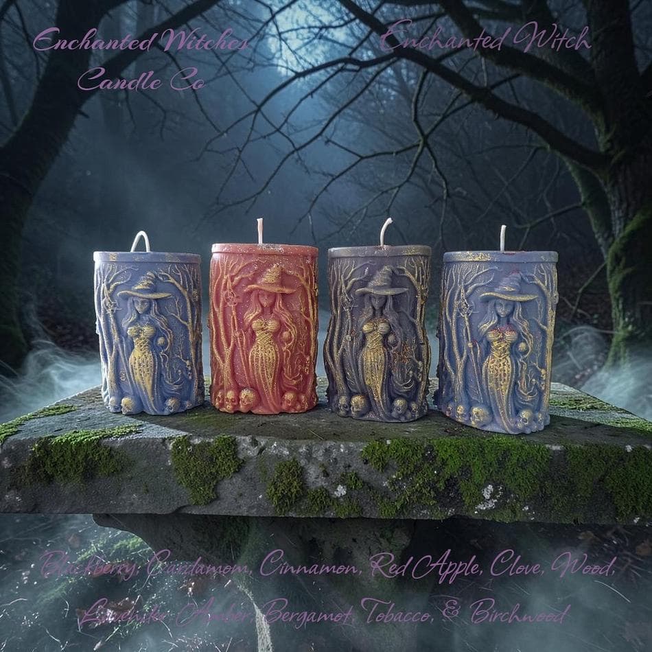 Enchanted Witch Candle (4 0nly)