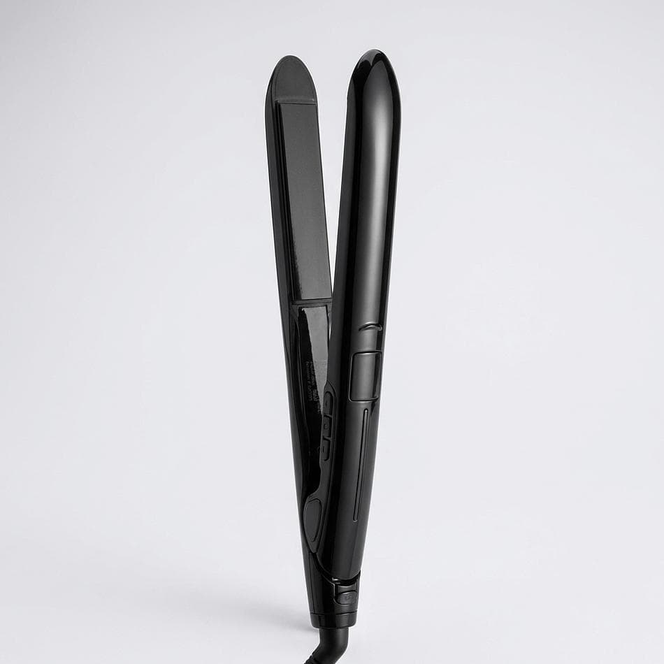 Hair Straightener Flat Iron, ABS Body, Constant Temp, Dual Voltage Plug Options, 1-Piece Styling Tool