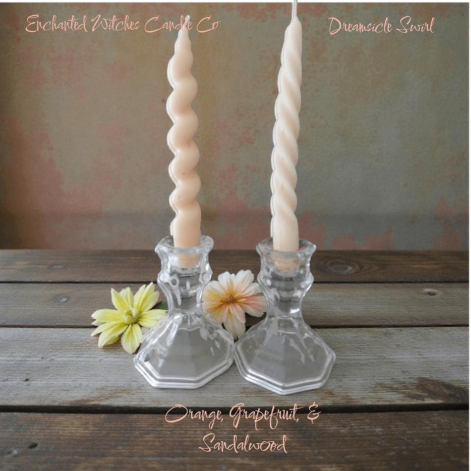 Dreamsicle Taper Candles