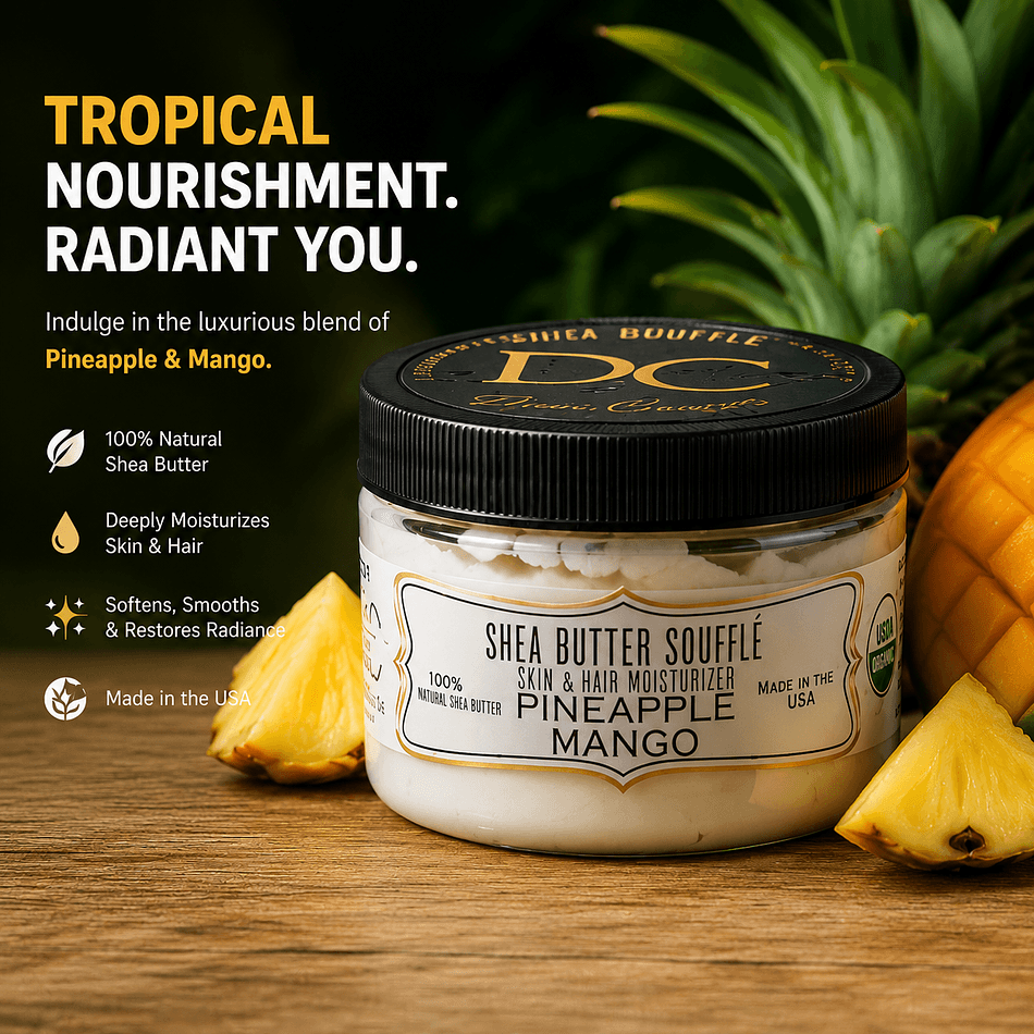 DC Shea Butter Soufflé - 4 oz  Pine Apple Mango