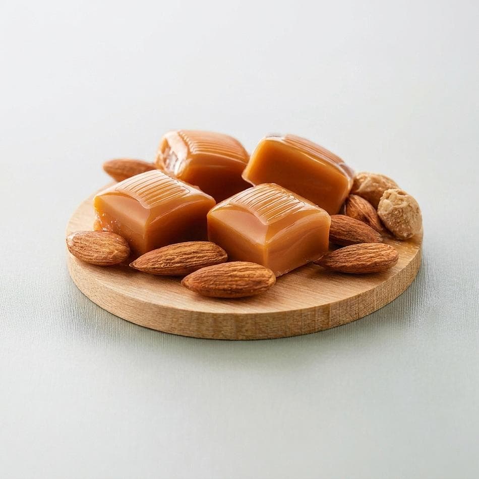 Flavored Coffee, Almond Toffee, Medium Roast, Smooth Sweet & Salty, Indonesia Beans, 12 oz Bag