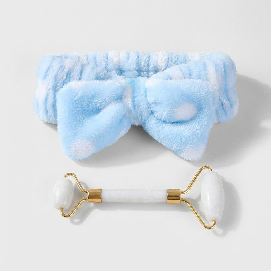 1pc Facial Roller Massager 1pc Headband