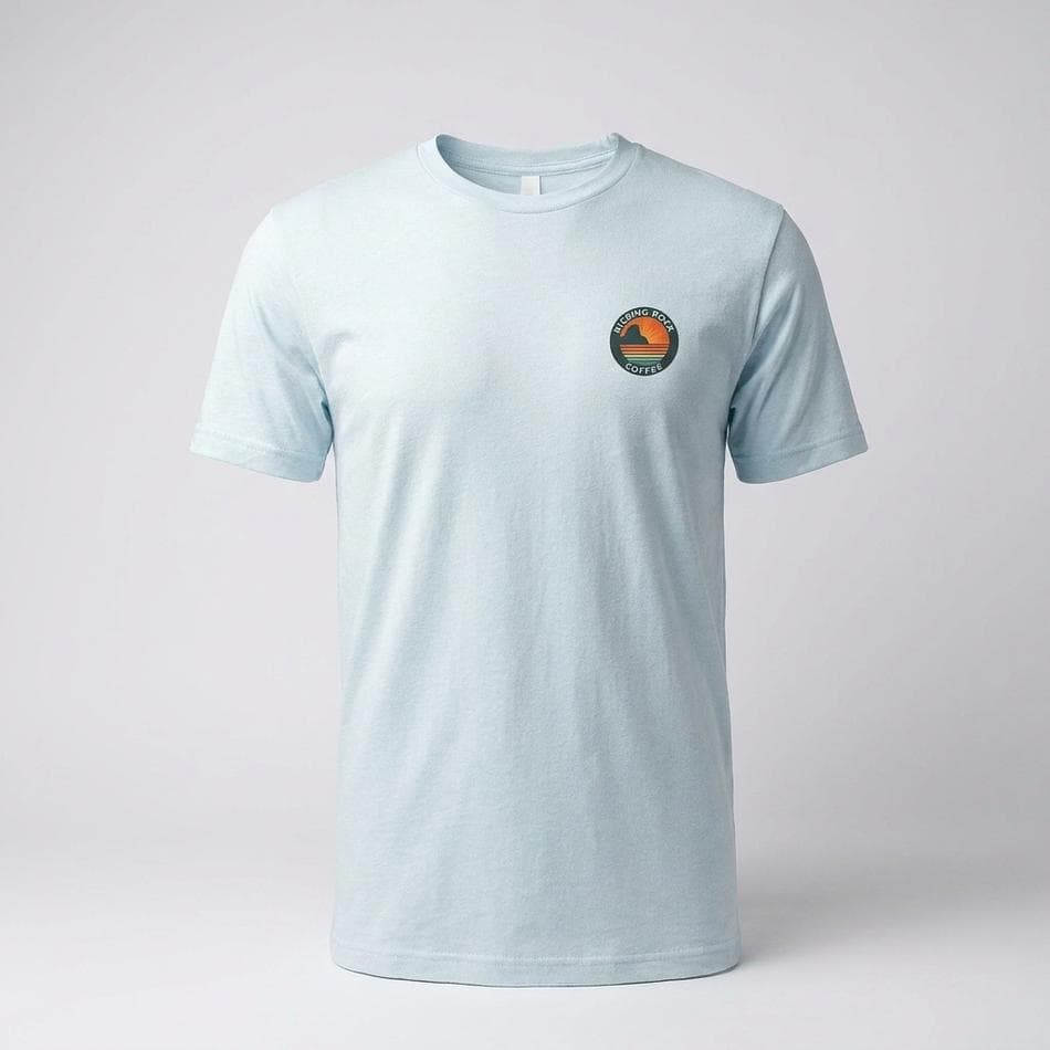 Unisex Graphic T-Shirt, Softstyle Ring-Spun Cotton, Retro Surf Wave Design, Heather Ice Blue or Vintage White, XS–4XL