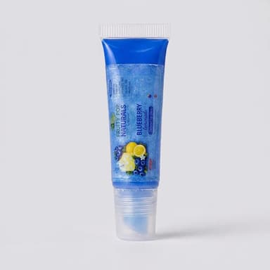 Petroleum-Free Shimmer Lip Gloss, Orange Float, Castor & Jojoba Oils, Lightweight Non-Sticky Shine, 1 Tube