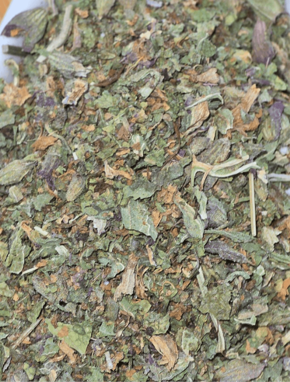 Dried Clary Sage Herb (Salvia sclarea), Wildcrafted, Hormonal & Menstrual Support, Loose Cut Leaf, 1 oz