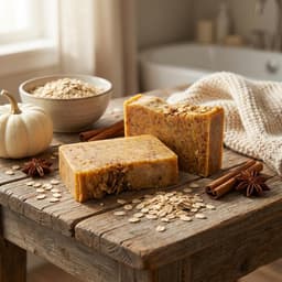 Pumpkin Oatmeal Soap-4