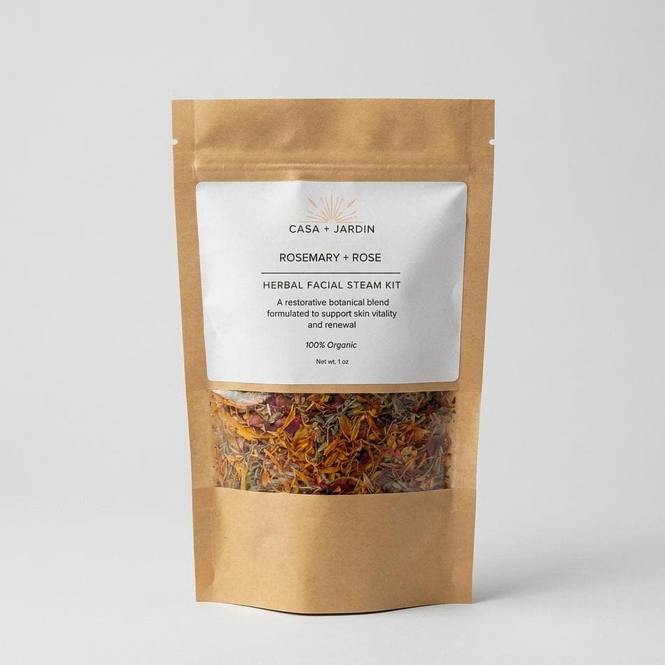 Herbal Facial Steam Blend - Rosemary & Rose + Lavender