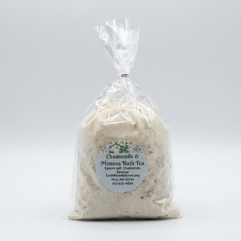 Herbal Bath Tea Soak, Epsom Salt + Essential Oils, Relaxing Aromatherapy, 1 Sachet (Lavender Tea Tree Rosemary or Chamomile Mimosa)