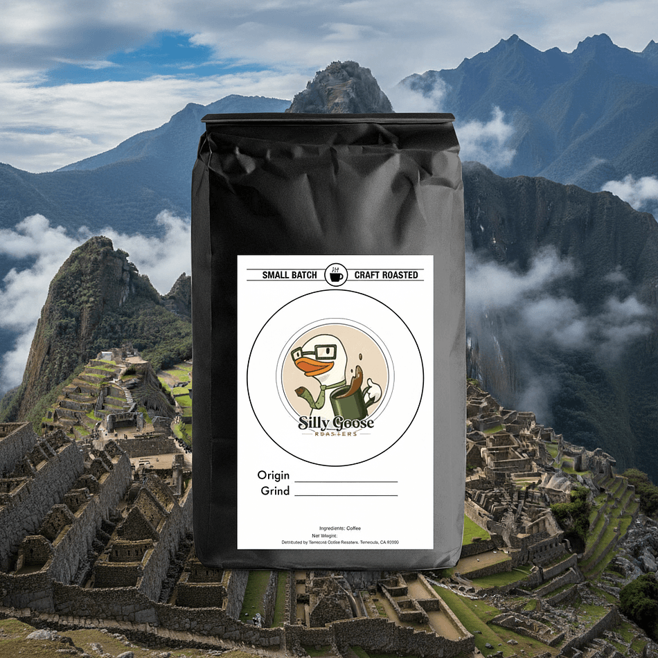 Decaf Peru Coffee, Medium Roast Single Origin, Caramel & Citrus Notes, Whole Bean or Ground, 12 oz Bag. ***LET US KNOW IF YOU PREFER WHOLE BEAN OR STANDARD GRIND***