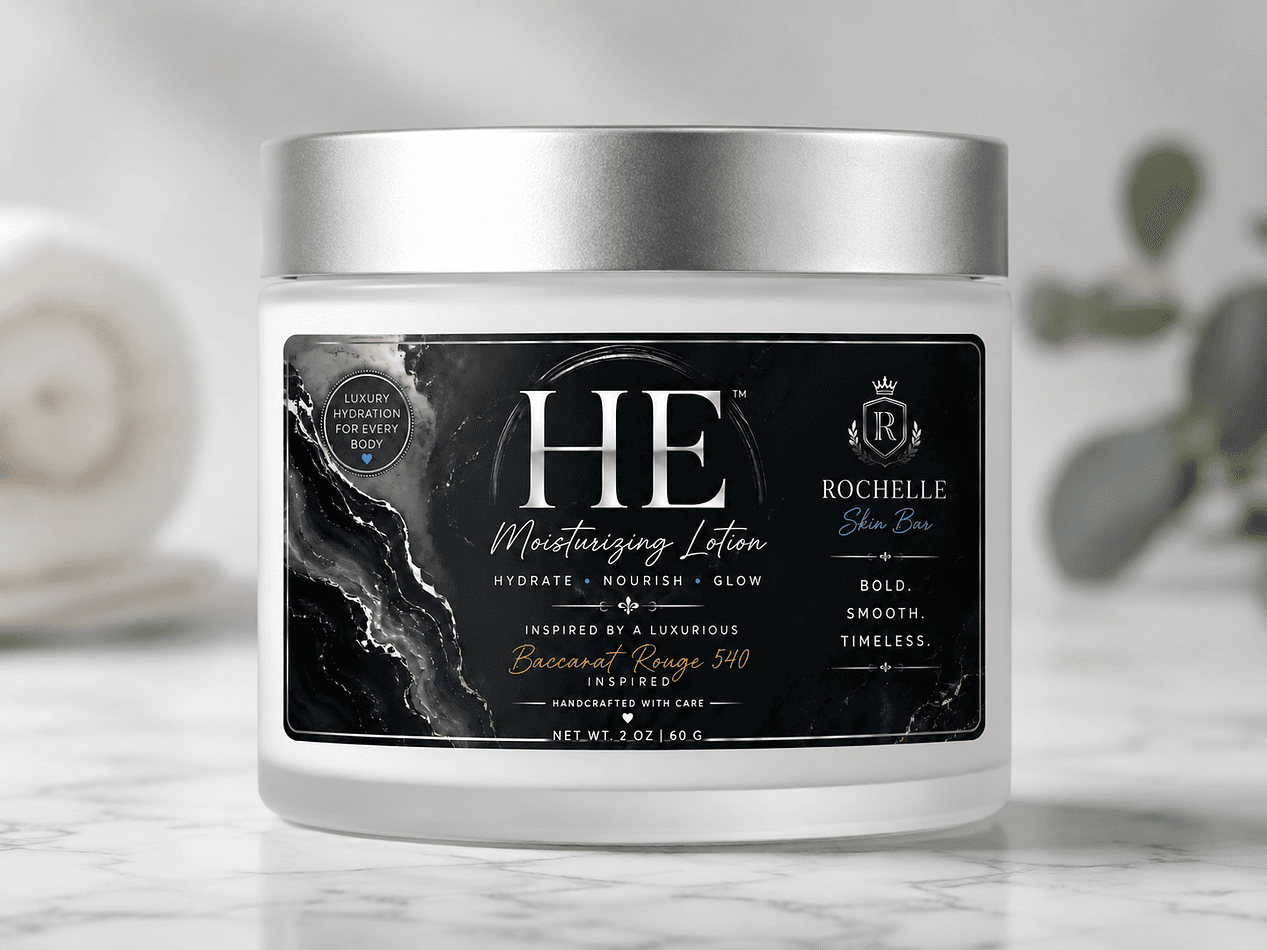 HE Moisturizing Body Lotion - Baccarat-inspired ( Unisex) 2oz Jar