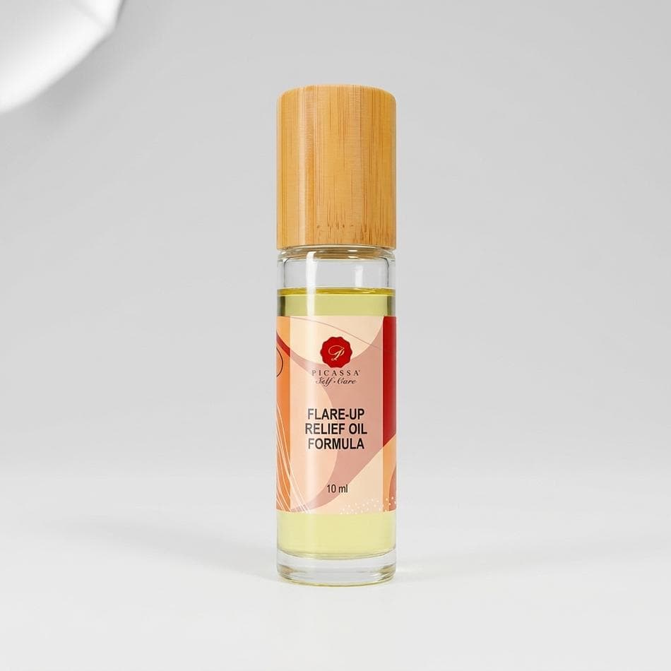 Psoriasis & Eczema Relief Oil, Zinc, Aloe Vera & Neem, Redness & Itch Support, Topical Spot Treatment