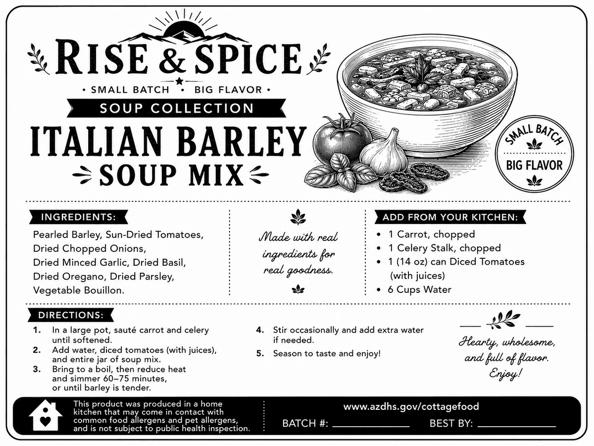 Italian Barley Soup Mix