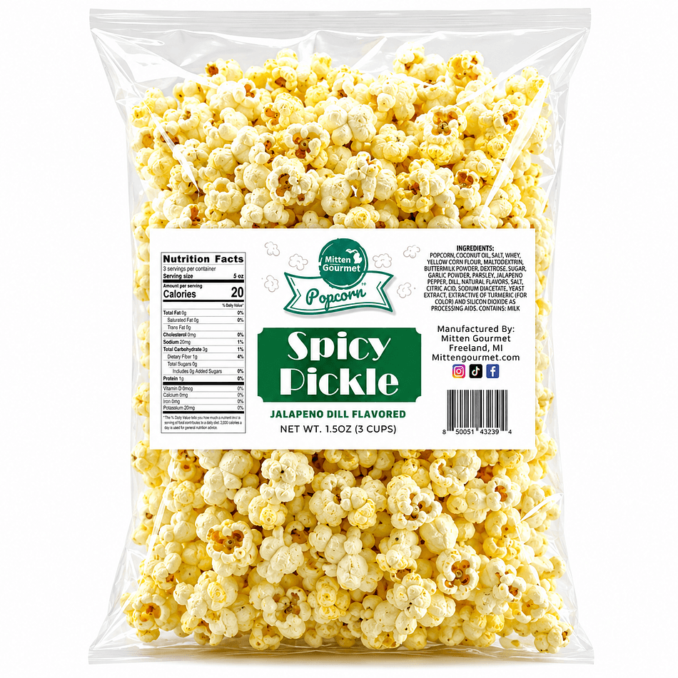 Spicy Pickle - Small Batch Gourmet Popcorn