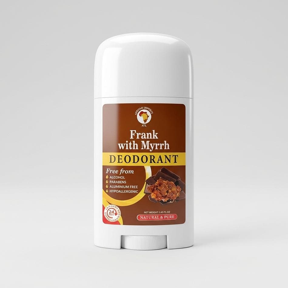 Natural Deodorant, Frankincense & Myrrh, Odor Protection, Aluminum & Alcohol Free, Sensitive Skin Formula