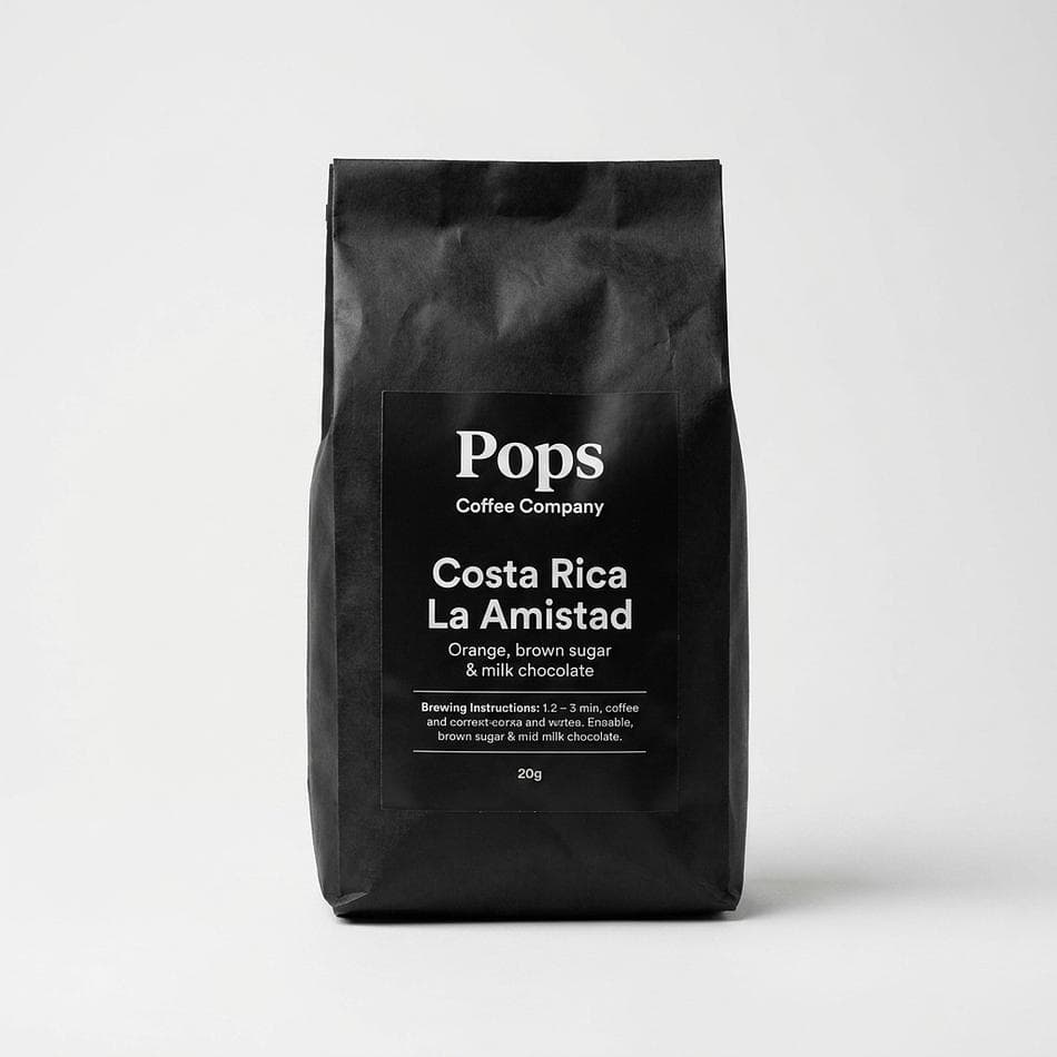 Organic Costa Rica Single Origin Coffee, La Amistad, Milk Chocolate & Orange Notes, 1 lb Bag, Whole Bean or Ground