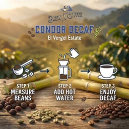Condor Decaf El Vergel Estate, EA Sugarcane - Medium Roast-2