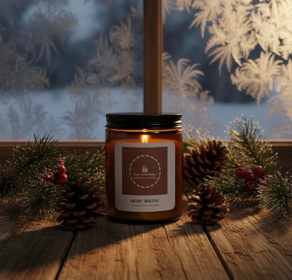 Winter Solstice Candle