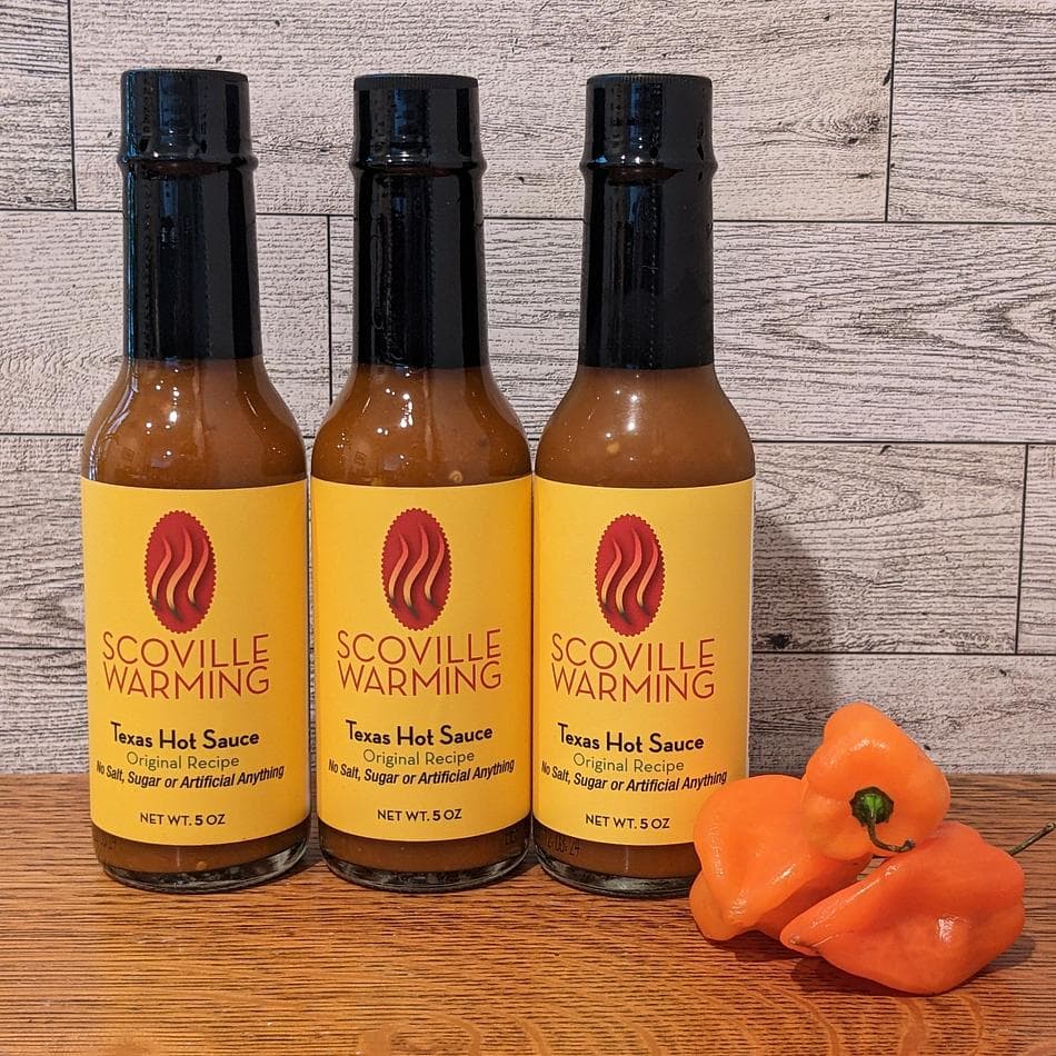 Original Recipe Hot Sauce Trio, Habanero Pepper, Balsamic Vinegar, Carrot & Cilantro, Salt-Free Flavor Boost, 3 x 5 oz Bottles