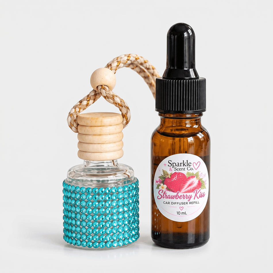 Car Diffuser Gift Set + Scent Refills, Long-Lasting Car Freshener, Giftable Set
