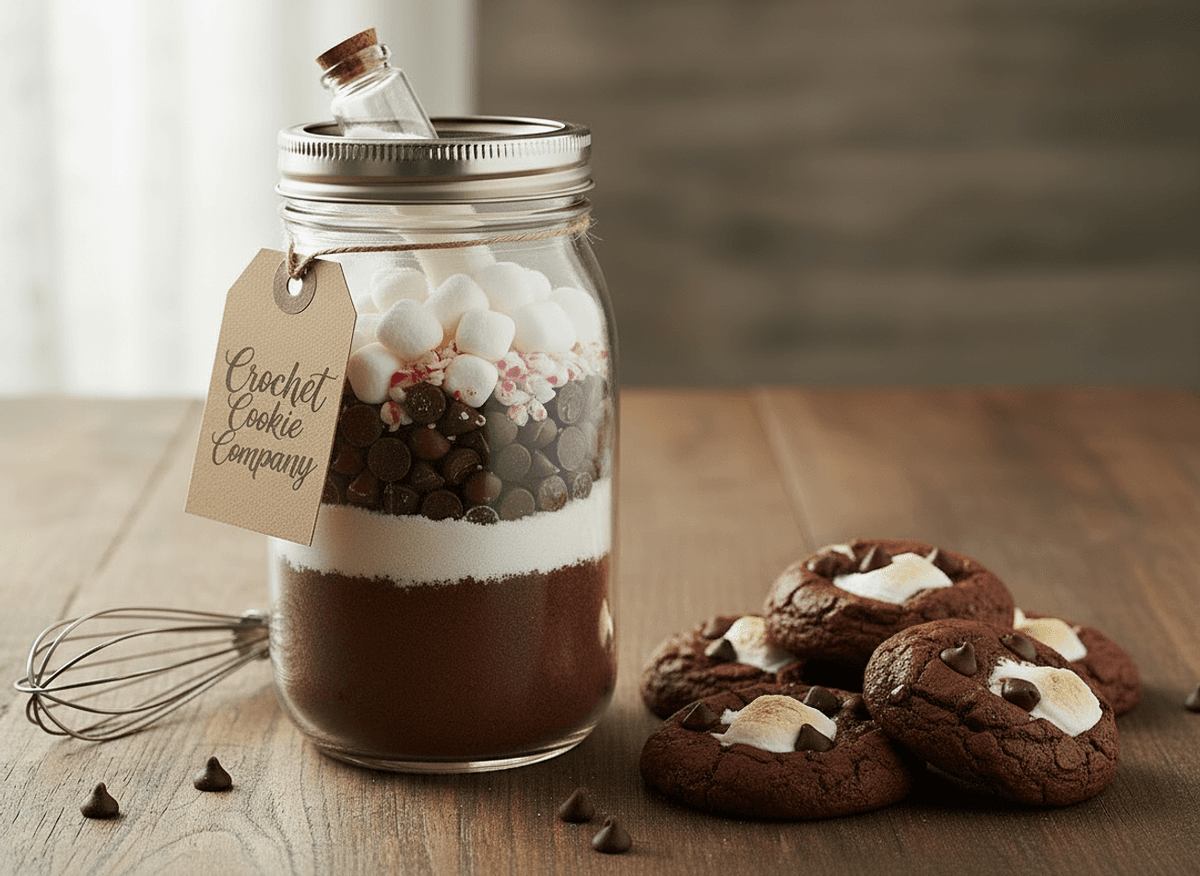 Hot Cocoa Cookie Mix in a Jar, 12 oz